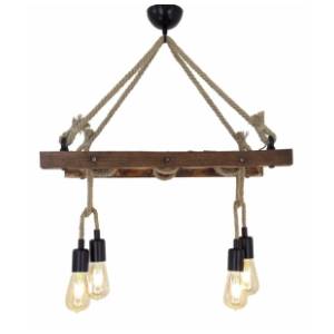 OPVIQ visilica 4x40W E27 Merdiven Halat 3