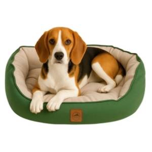 PAWS & WHISKERS Coco Summer krevet za ljubimce M zeleni