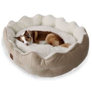 PAWS & WHISKERS Elsa Dog krevet za pse 75x65x25cm bež