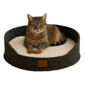 PAWS & WHISKERS Robin krevet za ljubimce sivi