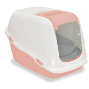 PETMAX Comfort toalet za mačke 57x39x41cm roze