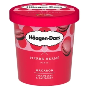 Sladoled HAAGEN DAZS macaron strawberry & raspberry 420ml