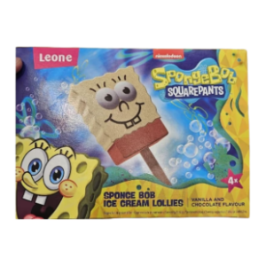Sladoled LEONE Sunđer Bob 4x60ml