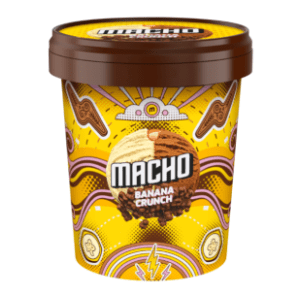 Sladoled MACHO banana crunch 370ml