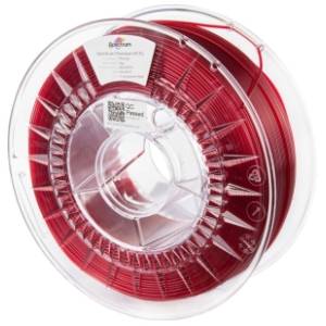 SPECTRUM Premium PCTG 1kg Transparent Red 1,75mm 3D filament