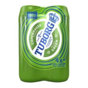 TUBORG 500ml 3+1 gratis