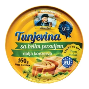 Tunjevina IL CAPITANO sa belim pasuljem 160g