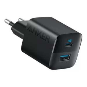 ANKER adapter 323 USB-C/USB-A 33W crni