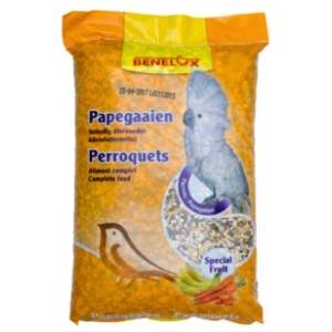 BENELUX hrana za velike papagaje kandirano voće kikiriki 15kg
