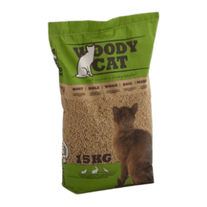 BENELUX Woody cat drveni posip za mačke 15kg