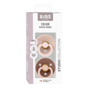 BIBS duda Studio fusion blush woodchuck (6-18m) 2kom