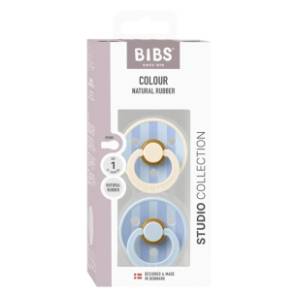 BIBS laža Studio baby blue dusty blue (6-18m) 2kom