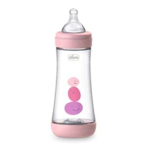 CHICCO flašica za bebe P5 300ml (4m+) roze