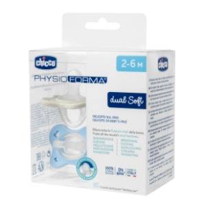 CHICCO laža Dual Soft (2-6m) plava 2kom