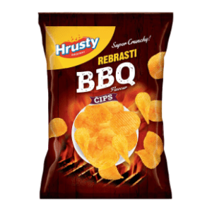 Čips HRUSTY roštilj 150g