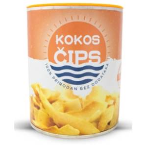 Čips TOP FOOD kokos 90g