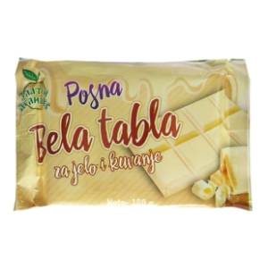 Čokolada ZLATNI DELIŠES bela posna 100g