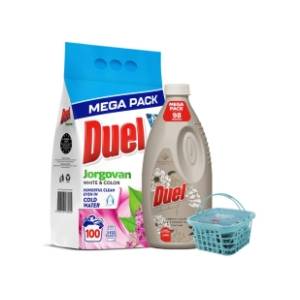 DUEL Jorgovan 9kg + Like a diamond omekšivač + kutija štipaljki