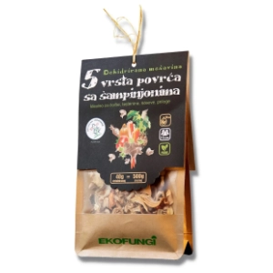 EKOFUNGI Gourmet mix organske pečurke i povrće bez glutena 40g