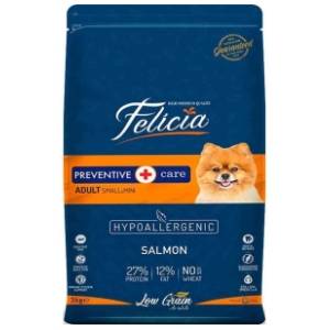 FELICIA Low grain hrana za odrasle minijaturne pse losos 3kg