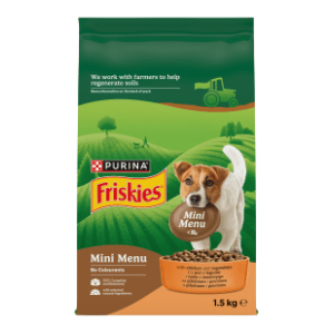 FRISKIES Mini menu piletina i povrće 1,5kg
