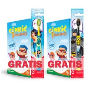 INPHARM Cinkic imuno A60 + Colgate 6+ dečija četkica za zube