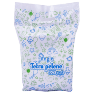 JUNGLE Tetra pelene porubljene bele 10kom