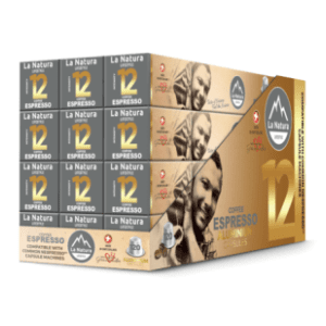 Kapsule LA NATURA LIFESTYLE Espresso alu kafa 12x10kom