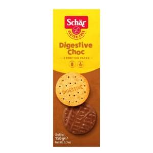 Keks SCHAR Digestiv choco preliven čokoladom 150g