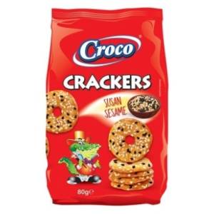 Krekeri CROCO susam 80g