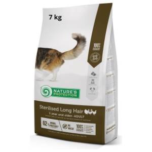 NATURE'S PROTECTION Sterilised long hair hrana za mačke 7kg