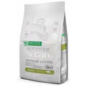 NATURE'S PROTECTION White dog small&mini junior riba 10kg