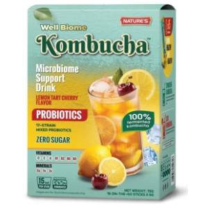 NATURE'S Well biome kombucha čaj limun višnja 75g