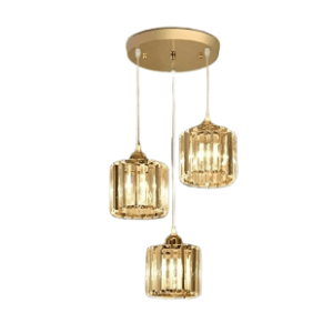 OPVIQ visilica 3x40W E27 Radiosa Gold