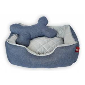 PET TEXTIL Doggy lux krevet za pse 60x80x27cm plavi