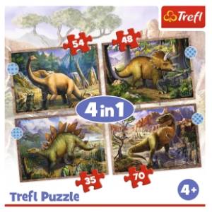 Puzzle 4u1 Dino TREFL