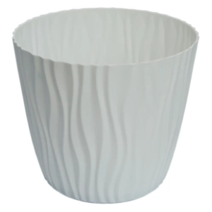 Saksija GARDINO Sahara 24cm bela