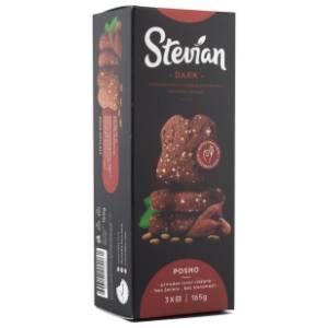 STEVIAN keks dark 165g