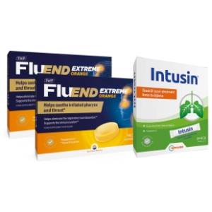SUN WAVE PHARMA Fluend extreme orange 2x16kom+Intusin 20kesica