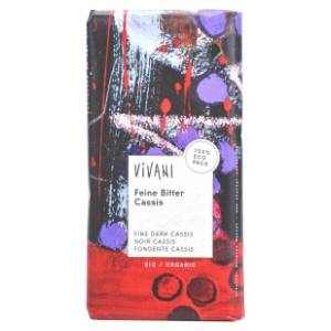 VIVANI čokolada crna ribizla 100g
