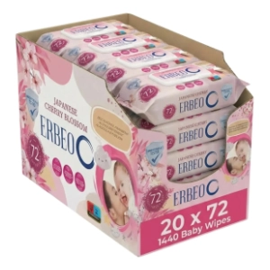 Vlažne maramice ERBEO Japanese cherry blossom 20x72kom