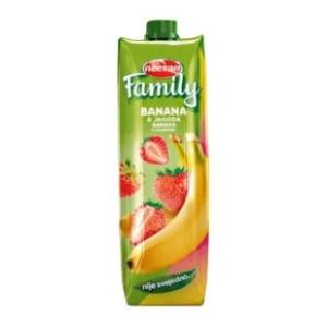 Voćni sok NECTAR Family banana i jagoda 1l