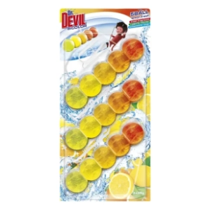 WC osveživač DR DEVIL Lemon fresh 3x35g