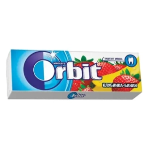Žvake ORBIT jagoda banana 14g