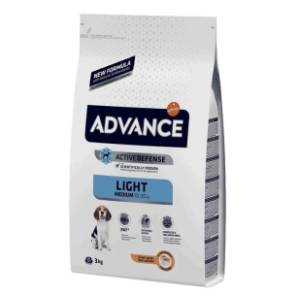 ADVANCE Medium adult light hrana za gojazne pse 12kg