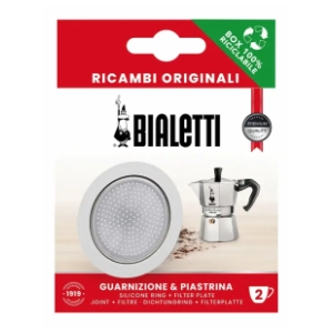 BIALETTI Moka pot set sito 2 i gumica