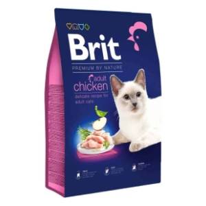 BRIT Premium by nature adult hrana za mačke piletina 300g