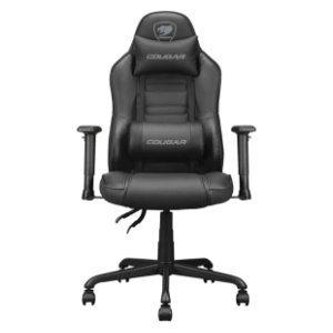 COUGAR Fusion S Black gejmerska stolica