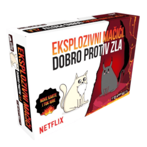 Društvena igra Eksplozivni mačići dobro protiv zla