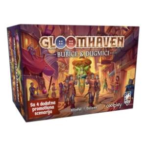 Društvena igra Gloomhaven bubice i dugmići
